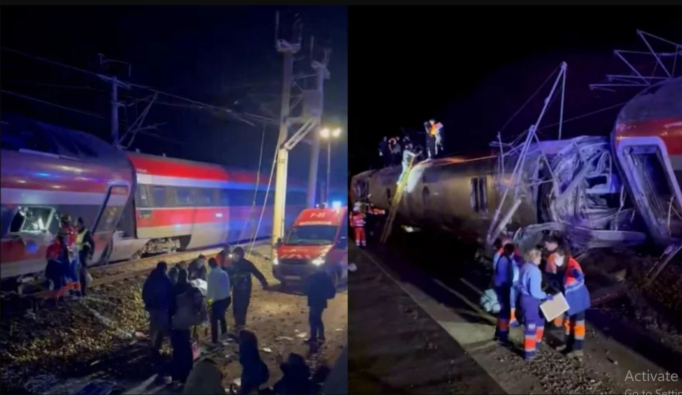 দ্রুতগতির দুই ট্রেনের মুখোমুখি সংঘর্ষে স্পেনে ২১ জন নিহত
